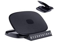 Support De Téléphone Du Tableau De Bord De Voiture - Support De Tableau De Bord Rotatif À 360 °, Bras De Pince Réglable, Tapis De Coussin De Voiture Antidérapant, Poignée De Pression De Ressort Sécuri