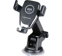Support de téléphone Dunlop avec recharge sans fil 10W technologie Qi Noir