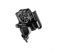 Support de téléphone électrique pour moto - Support de refroidissement en métal ABS avec rotation à 360° et résistance aux intempéries, compatible avec toutes les motos (pour support de vélo)