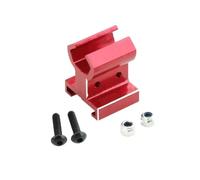 Support de téléphone émetteur TQi en métal pour TRXS TRX6 e-maxx, Compatible avec Les pièces de Voiture RC modèles RC 1 10 modèles à échelle(Red)