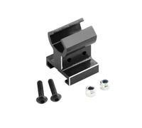 Support de téléphone émetteur TQi en métal pour TRXS TRX6 e-maxx, Compatible avec Les pièces de Voiture RC modèles RC 1 10 modèles à échelle(Black)