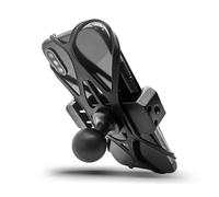 Support de téléphone en alliage d'aluminium avec adaptateur de tête sphérique de 25 mm compatible avec les supports RAM de taille B et support de téléphone de vélo moto pour smartphone de 4,7 à 7,2