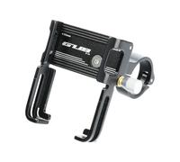 Support De Téléphone En Aluminium + Silicone Pour Moto Vélo E-Bike Scooter