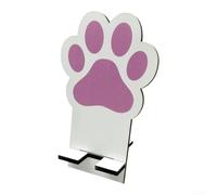 Support de téléphone en bois 5 mm en forme de patte de chat mignon (A) | Pour une construction en bois de teck de qualité supérieure, une finition, un matériau naturel, une utilisation durable