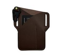 Support de téléphone en cuir - accessoire de pochette de ceinture vintage, étui de rangement de poche, crochet en métal inclus, organiseur compact pour téléphone portable | Outil pratique pour les ent