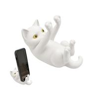 Support de téléphone en forme de chat imprimé 3D Accessoires de | Support de téléphone fantaisiste pour liseuse électronique, bureau, maison, chambre à coucher, salon, étude, avion