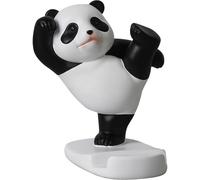 Support de téléphone en forme de panda - Support de téléphone en forme de panda - Stable et antidérapant - Accessoires de bureau pour rebord de fenêtre, cheminée, bibliothèque, accessoires de bureau