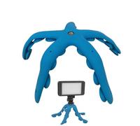 Support de téléphone en forme de pieuvre avec ventouse, flexible | Support de caméra flexible pour téléphone, montre, console de jeu, tablette, ordinateur portable, voiture, tableau de bord
