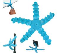 Support de téléphone en forme de pieuvre - Support de téléphone tentacule avec ventouse, support flexible pour téléphone portable, support de téléphone portable, ventouse forte adhérence, design