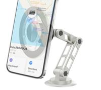 Support de téléphone en forme de volant de voiture rotatif à 360 degrés - Support de téléphone magnétique pliable pour tableau de bord de voiture | Support de navigation pour SUV, camion, berline