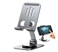 Support de téléphone en métal | Support de téléphone pivotant à 360 degrés en métal, support de tablette multifonction avec charge de 10 kg pour lecteur de livre électronique, appareil photo