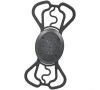 Support de téléphone en nylon et silicone pour vélo Garmin - Support de smartphone de 4,7 à 6,9 pouces avec base d'installation (A)