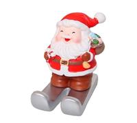 Support de téléphone en résine | Support de téléphone festif | Support de téléphone mignon | Support de téléphone décoratif, accessoire de bureau Père Noël 6,5 x 4 x 7 cm pour la maison et l'école