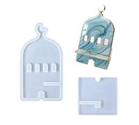 Support de téléphone en silicone compatible - Moule créatif en résine - Kit de moulage de résine pour décoration personnalisée - Support de charge portable pour téléphone - Moules