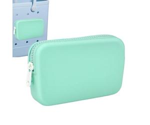 Support de téléphone en silicone - Portefeuille zippé 6 pouces, accessoire de pochette | Clip fourre-tout en caoutchouc, équipement de vacances d'été, article de rangement de voyage pratique, manchon