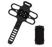 Support de téléphone en silicone pour vélo - Absorbe les chocs - Réglable | Support de téléphone pour vélo de montagne pour voyage longue distance, vacances en famille, w nd, escapade