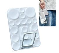 Support de téléphone en silicone, support à ventouse, support adhésif puissant, support adhésif portable, bureau de voyage, support mobile avec ventouse, ergonomique, 8,3 x 5,7 cm