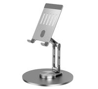 Support de téléphone ergonomique qui pivote à 360 reprises avec un support de téléphone de bureau polyvalent qui n'est pas une base antidérapante