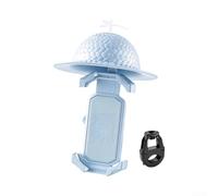 Support de téléphone étanche en ABS pour vélo résistant à la pluie et au | Coussinets antidérapants épais, matériau ABS amélioré, minimise les vibrations, stabilité sécurisée, terrain accidenté (bleu)