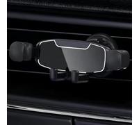 Support de téléphone fiable par gravité pour grille d'aération de voiture, support de navigation compact pour tous les appareils (noir)