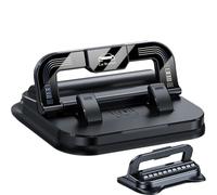 Support De Téléphone Firmstaunch for Voiture, Rotation à 360°, Compatible avec Les Systèmes De Navigation Et Les Tableaux De Bord. Sa Base en Gel Nano Adhère Solidement à Tout Tableau(Black,2Pcs)