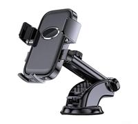 Support de téléphone gravité pour voiture avec support pour grille d'aération automatique, support GPS, mains libres, rotation à 360 degrés, angle de vue réglable pour la conduite (ventouse)