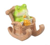 Support de téléphone grenouille à bascule pour téléphones portables et tablettes en résine avec base stable pour une utilisation manuelle (A)