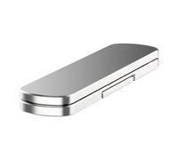 Support de téléphone invisible rotatif à 360° - Support pliable en aluminium pour smartphone - Petit pour diverses utilisations - Support de téléphone portable pratique pour les voyages