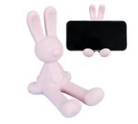 Support De Téléphone Lapin - Support De Bureau En Forme D'animal Mignon, Suport Universel Pour Tablette Mobile | Accessoire De Visualisation Stable Pour Les Femmes Et Les Filles, Utilisation Au Burea