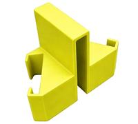 Support de Téléphone Léger et Stable pour Caméra de Filet de Tennis, pour L'analyse des Matchs, L'entraînement et Le Coaching, 15.5x8x17cm (Yellow)