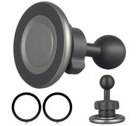 Support de téléphone magnétique à Boule de 2,5 cm pour Magsafe iPhone 16/15/14/13/12 Pro Max Compatible avec Les Supports Ram Mounts B Size Double Socket Arm Magnetic Tablet Holder Car Phone Holder