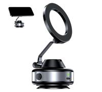 Support de téléphone magnétique à vide : support de téléphone portable en alliage d'aluminium sans glissement réglable, accessoires multifonctionnels de berceau de voiture pour voiture