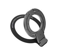 Support De Téléphone Magnétique Avec Double Anneaux Pour Iphone 12/13/14/15 Le Noir