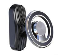 Support de téléphone magnétique double pour salle de sport et chariot de golf, support en métal ABS pour tous les smartphones, enregistrement mains libres, noir