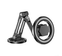 Support de téléphone magnétique élégant pour véhicules compatibles avec différents iPhones, y compris le dernier modèle (noir)