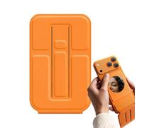 Support De Téléphone Magnétique - Miroir De Maquillage Intégré, Support Fin Et Solide | Śupport Ďe Voyage Pliable Pour Avion, Šupport Đe Bureau Portable | Attache D'appel Vidéo Pour Smartphone, Access