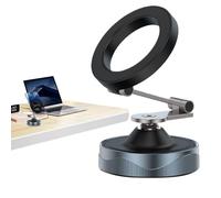 Support de téléphone magnétique pliable à ventouse pour voiture - Électronique grand public pour bureau, tableau de bord, enregistrement vidéo, taxi