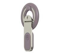 Support de Téléphone Magnétique Pliable Rotatif Commande Photo De Téléphone | Support avec Poignée pour Smartphone Pour enregistrement vidéo selfie maison trajets travail Violet