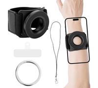 Support de Téléphone Magnétique pour Poignet, Rotatif à 360 ° Support de Téléphone Portable pour Brassard Support de Téléphone pour Course à Pied pour iPhone 16 Pro Max 15 14 13 12 et Android
