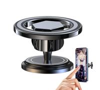 Support de téléphone magnétique pour salle de sport, support de téléphone magnétique, support de téléphone double aimant pour fitness | Attacher à des accessoires électroniques rotatifs à 360° à 360°