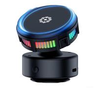 Support de téléphone magnétique pour voiture offrant une charge sans fil de 15 W et des angles de vue optimaux (noir)