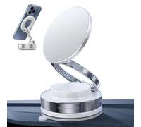 Support de téléphone magnétique pour voiture, réglable à 360 ° et pliable, support de téléphone portable à aimant puissant, compatible avec tous les smartphones et tous les modèles de voiture (A)