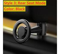 Support De Téléphone Magnétique Pour Voiture,Support Magnétique Pour Ventilation De Cellule Mobile,Support Gps Dans La Voiture Pour Iphone 15 14 13 X Xiaomi Samsung Huawei Rear Seat Black