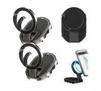Support de téléphone magnétique puissant à ventouse, support 3 en 1 avec rotation à 360° pour cuisine, salle de bain, bureau, support léger pour n'importe quel téléphone