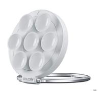 Support de téléphone magnétique - RNCYN - Ventouses multiples - Super puissantes - Blanc - Plastique ABS - Flexible