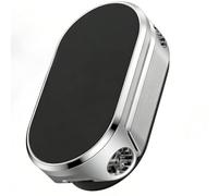 Support de téléphone magnétique rotatif à 360° multi-usage pour GPS de voiture - Table de nuit pour iPhone 12 13 14 15 XR Pro (argenté)