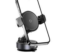 Support de téléphone magnétique sous vide amélioré 2026 - Ventouse réglable | Premium 2026 Support magnétique pour téléphone de voiture, ventouse électrique ultra puissante et support, réglable à 360 °
