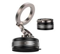 Support de téléphone magnétique sous Vide pour Voiture - Rétractable - Montage de téléphone Portable pour Voiture - Réglable à 360 ° - avec Aimant Puissant - pour Les Smartphones et