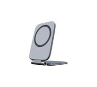 Support de téléphone magnétique ultra fin pour voiture avec plage pliable à 270 degrés et assemblage en métal pour une performance durable (noir)