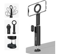 Support De Téléphone Magnétique Universel Pour Avion - Support Mains Libres Bluetooth Avec Rotation À 360 ° - Télécommande De Voyage Essentielle Pour Tiktok, Streaming Et Contrôle Mobile[Z1377]